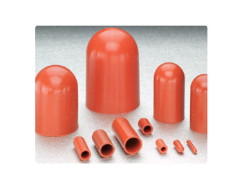 Silicone End Caps, 984226 Red Rubber Cap, 50 Bag