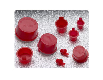 0.447" - 0.513" x 0.380" Red Side Pull Plug  - PS-65 - 4250/Box