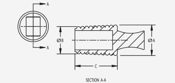 Flangeless plugs diagram