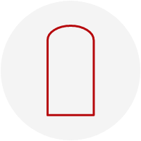 Tall cap icon