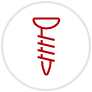 Threaded icon