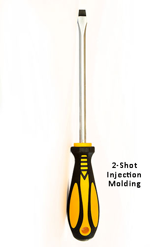 2-shot grip on screwdriver