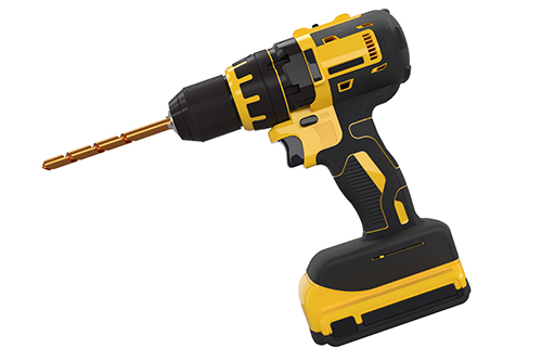 Example of a 2-shot injection molded drill